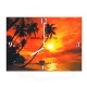 Часы "Пальмы на закате" Арт. 00391