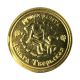 Монета сувенирная счастья "Тверь", латунь, ручная работа