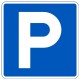 Дорожный знак 6.4 «Парковка (парковочное место)»,  светоотраж., 700х700 – вид товара 1
