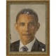 Портрет 3D Президент США Обама Б.,тактильный – вид товара 1