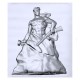 Картина 3D скульптуры «Стоять насмерть», тактильная – вид товара 3