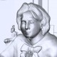 Картина 3D «Девочка с персиками», тактильная – вид товара 5