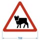 Дорожный знак 1.26 Перегон скота, комм. плёнка