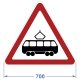 Дорожный знак 1.5 "Пересечение с трамвайной линией", комм. пленка – вид товара 1