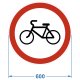 Дорожный знак 3.9. Движение на велосипедах запрещено, комм. пленка