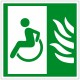 Безопасная зона для инвалидов (пожаробезопасная зона), фотолюм – вид товара 1