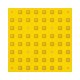 Плитка тактильная (конусы лин) противоск., 500х500х5, ПУ, жел – вид товара 6