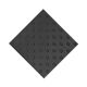 Плитка тактильная (конусы шах) противоск., 500х500х5, ПУ, чер – вид товара 6