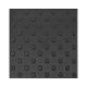 Плитка тактильная (конусы шах) противоск., 500х500х5, ПВХ, чер