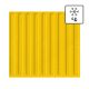 Плитка тактильная (полосы) противоск., 500х540х5, ПУ, жел