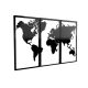 Панно «Карта мира» стальное, 57х30 см, комплект 3 шт – вид товара 2