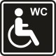 G-29 Пиктограмма тактильная Туалет для инвалидов колясочников – вид товара 1