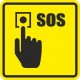 A 37 Пиктограмма тактильная Кнопка вызова помощи SOS – вид товара 1
