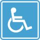 СП-02 Пиктограмма тактильная Доступность инвалидов в креслах-колясках – вид товара 1