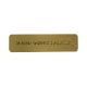 Тактильная табличка с шрифтом Брайля (комп.ABS под золото) 100х270